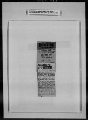 Thumbnail for General Records > Press Clippings: December 1944-January 1945