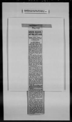General Records > Press Clippings: May 1945