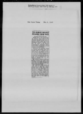 General Records > Press Clippings: Miscellaneous