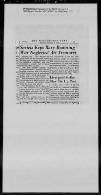 General Records > Press Clippings: Miscellaneous