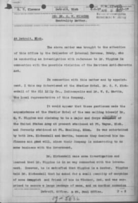 Old German Files, 1909-21 > Dr. O. W. Wiggins (#8000-5036)
