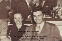 Lt James Wm. "Bill" Kuykendall, (Pilot) His wife Jerry Kuykendall