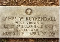 Lt James Wm. "Bill" Kuykendall, Pilot, 321st BG, 448th BS