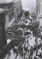 Crowd Outside the New York Stock Exchange