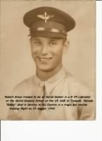 Cpl Robt. "Bobby" Gruss, Aerial Gunner on the B-24 Liberator