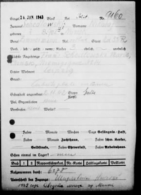 Camp Records - Inmate Cards > Records on Prisoners, Sche-Schu