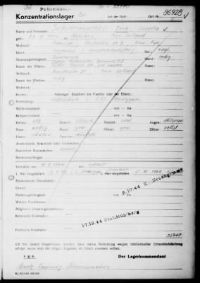 Camp Records - Inmate Cards > Records on Prisoners, Sche-Schu