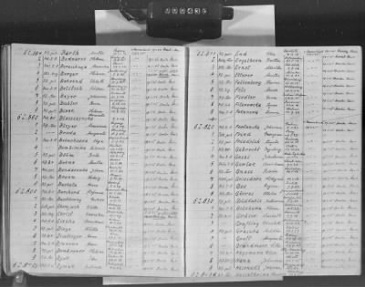 Flossenbürg Concentration Camp > Handwritten lists of inmates