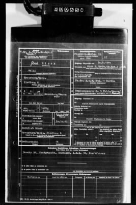 Thumbnail for Personnel Files and Identification Papers > Personnel cards of SS troops, lists of awards & promotions