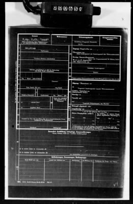 Thumbnail for Personnel Files and Identification Papers > Personnel cards of SS troops, lists of awards & promotions