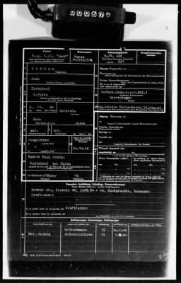 Thumbnail for Personnel Files and Identification Papers > Personnel cards of SS troops, lists of awards & promotions