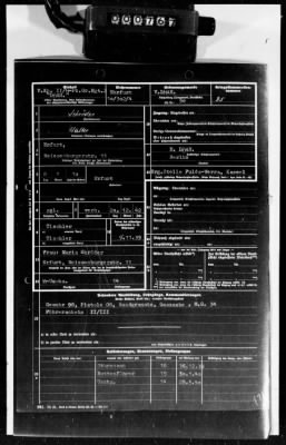 Thumbnail for Personnel Files and Identification Papers > Personnel cards of SS troops, lists of awards & promotions