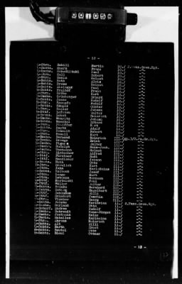 Thumbnail for General Reports and Orders > Directive concerning the reporting of missing personnel