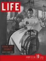 "George Lott, "Casualty" - cover story in Jan. 29, 1945 LIFE