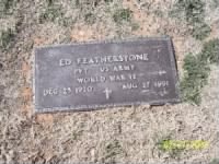 Ed Featherstone's Grave in Midland, Texas