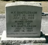 ME & Mary Dorn Quattlebaum Grave