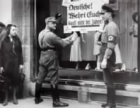 SA and SS Men Post Anti-Jewish Shopping Signs.jpg