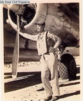 Capt J Maurice Wiginton, Pilot with his B-25 Mitchell !