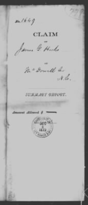 Thumbnail for McDowell > James Y. Hicks (1649)