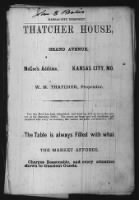 US, City Directories - Kansas City, 1865-1923 record example