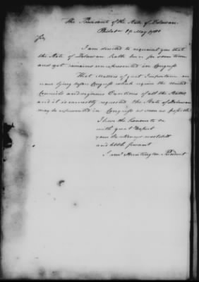 Letter Books of the President, 1775-87 > ␀