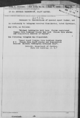 Old German Files, 1909-21 > Michael Reddington (#209816)