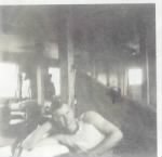 William Eugene Norton in barracks