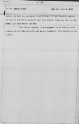 Old German Files, 1909-21 > Frank Brown (#208786)