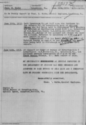 Old German Files, 1909-21 > Charles Burks (#221775)
