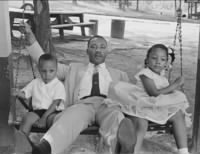 Dr King with two of his children.jpg