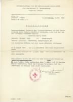 Red Cross Death Notice for Anne Frank
