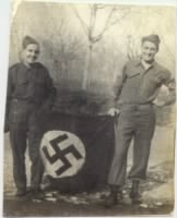 Dad - British soldier - Nazi flag.jpg