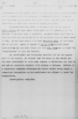 Old German Files, 1909-21 > Edgar W. Hendricksen (#8000-190992)