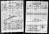 David Robert Whitman WWI Draft Registration Card