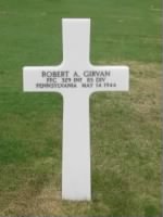 Headstone of PFC Robert A. Girvan