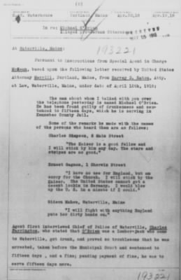 Old German Files, 1909-21 > Michael O'Brien (#193221)