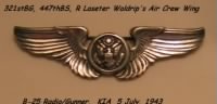 R. Laseter Waldrip's "Air Crew" WING