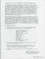 A Resolution of the UNC Chapter of the Student Peace Union - 17 March 1963