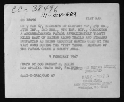 Company C / 3rd Battalion [Riverine] / 47th Infantry / 9th Infantry Division > CC38496