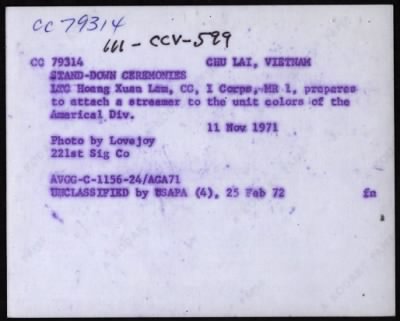 Americal Division-1968 > CC79314