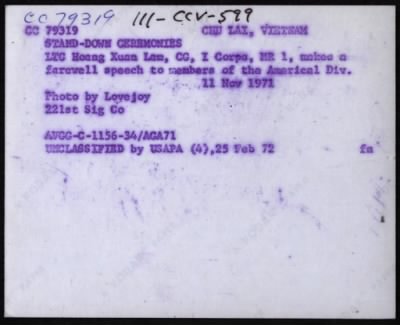 Americal Division-1968 > CC79319