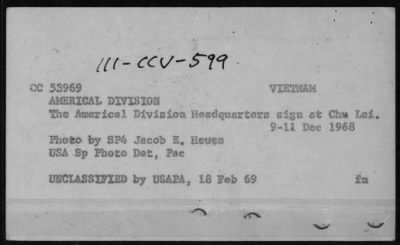 Americal Division-1968 > CC53969