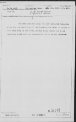 Old German Files, 1909-21 > Joquin Garcia (#231389)