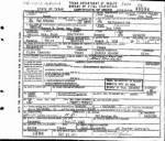 Ruth Chaney Roberts death certificate