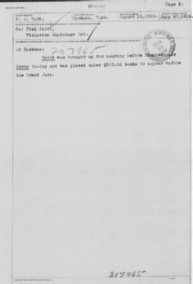Old German Files, 1909-21 > Fred Scott (#207965)