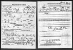 Arthur Art Chaney WWI Draft Registration Card