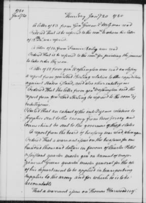 Rough Journals, 1774-89 > Nov 9, 1779 - Jan 26, 1780 (Vol 25)