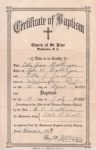 Baptismal record of Ella G. BALLENGER-NEUBECK-SPITZER