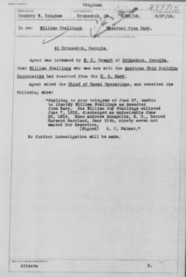 Old German Files, 1909-21 > William Stallings (#239915)