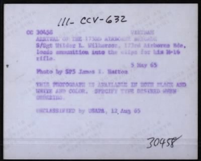 173rd Airborne Brigade-1965 > CC30458